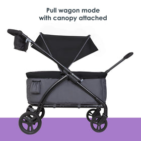 Ultimate storage organizer and cup holders in Baby Trend Tour LTE Gravity Black