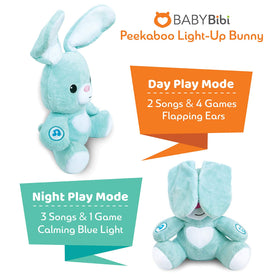 BabyBibi bunny soft plush fabric, easy to clean, for lasting hugs.