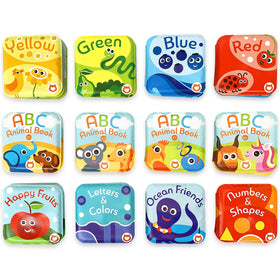 BabyBibi Super Bath Book Set 12 – ABC & Numbers: early literacy concepts in bath time.