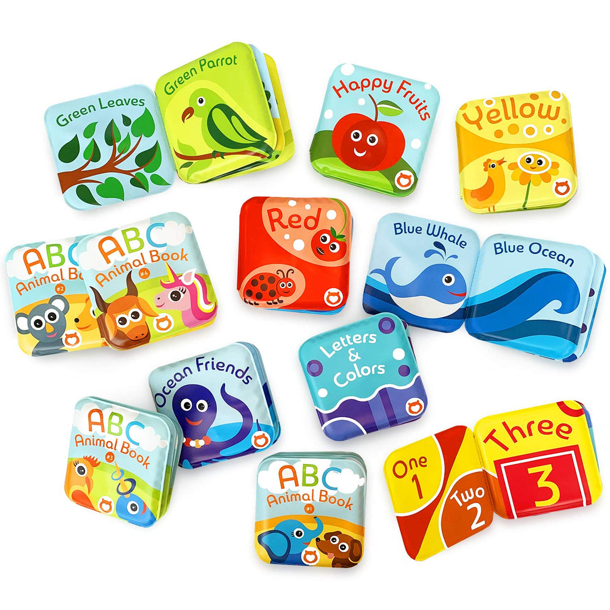 BabyBibi Super Bath Book Set 12 – Color Recognition: vibrant pages boost learning through play.