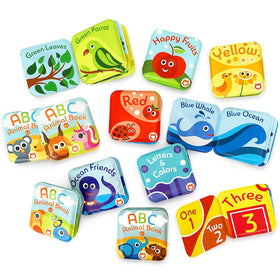 BabyBibi Super Bath Book Set 12 – Color Recognition: vibrant pages boost learning through play.