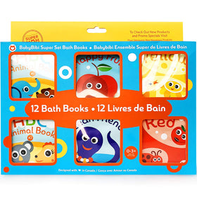BabyBibi Super Bath Book Set 12 – Ocean Friends: playful sensory exploration while washing hair.