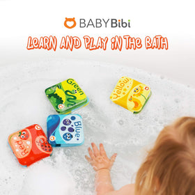 BabyBibi Waterproof bath toys set designed for splash-friendly tub fun.