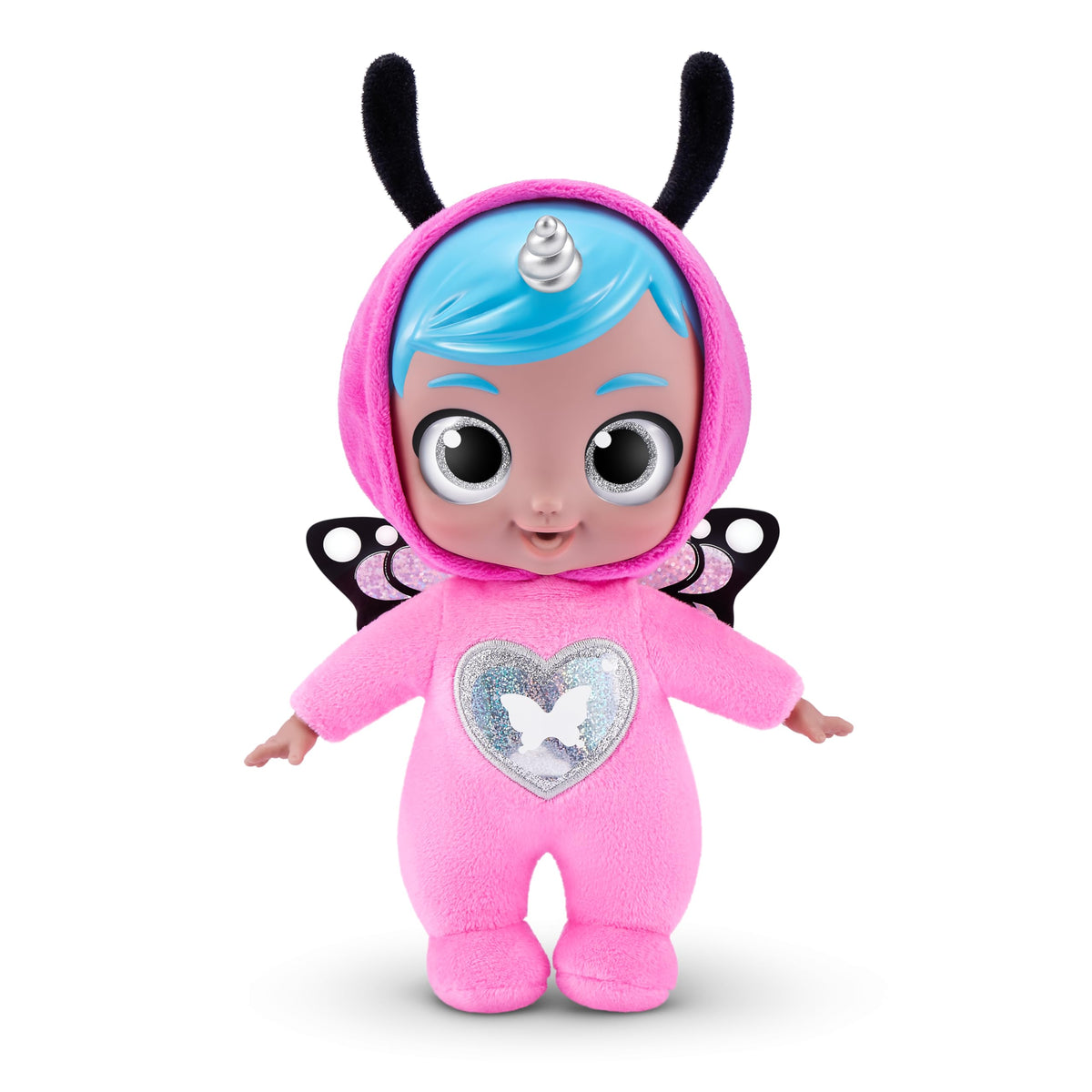 Babycorns Series 1 Small Butterfly pacifier included promotes gentle nurturing play