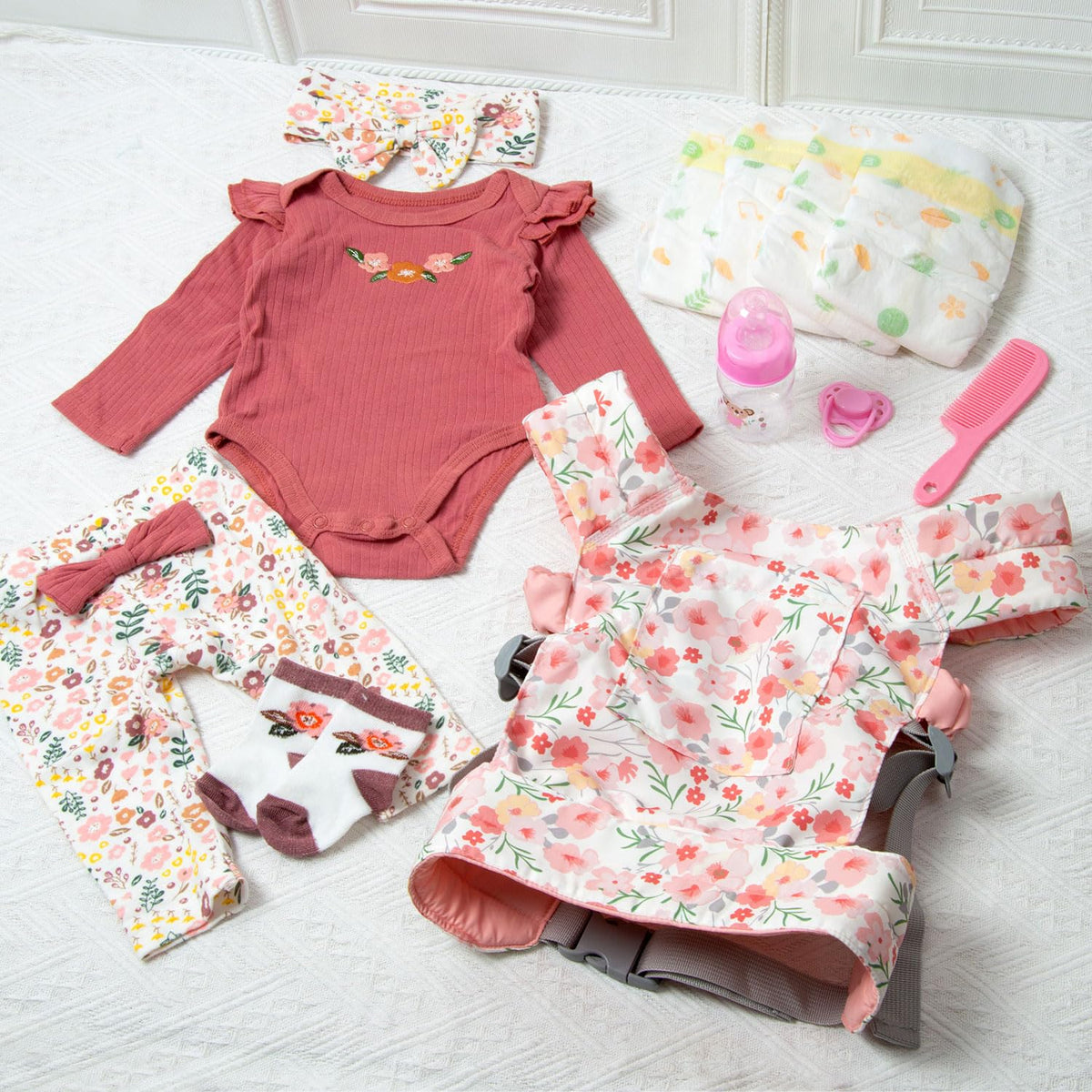 Babyfere doll carrier multiway style for 17-22 inch dolls