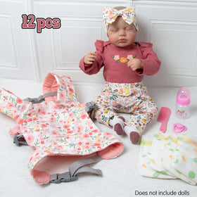 Babyfere magnetic pacifier fits dolls securely for nurturing routines