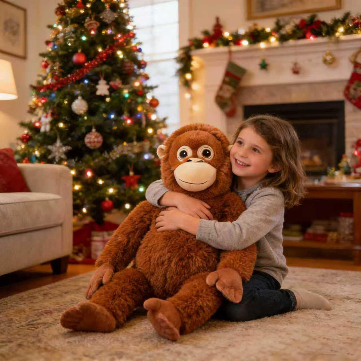 Babylounger Gorilla Plush presented as a gift-ready item
