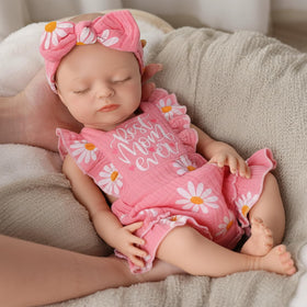 BABESIDE 16-inch silicone baby doll hands with tiny wrinkles for realism.