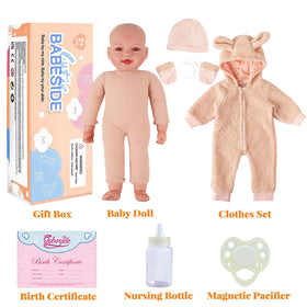 Babyside doll is easy to hold, ideal for small hands