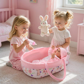 BABESIDE bassinet with carrying handle for organized play