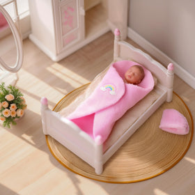 BABESIDE birth certificate and accessories add role-play realism for kids ages 3+