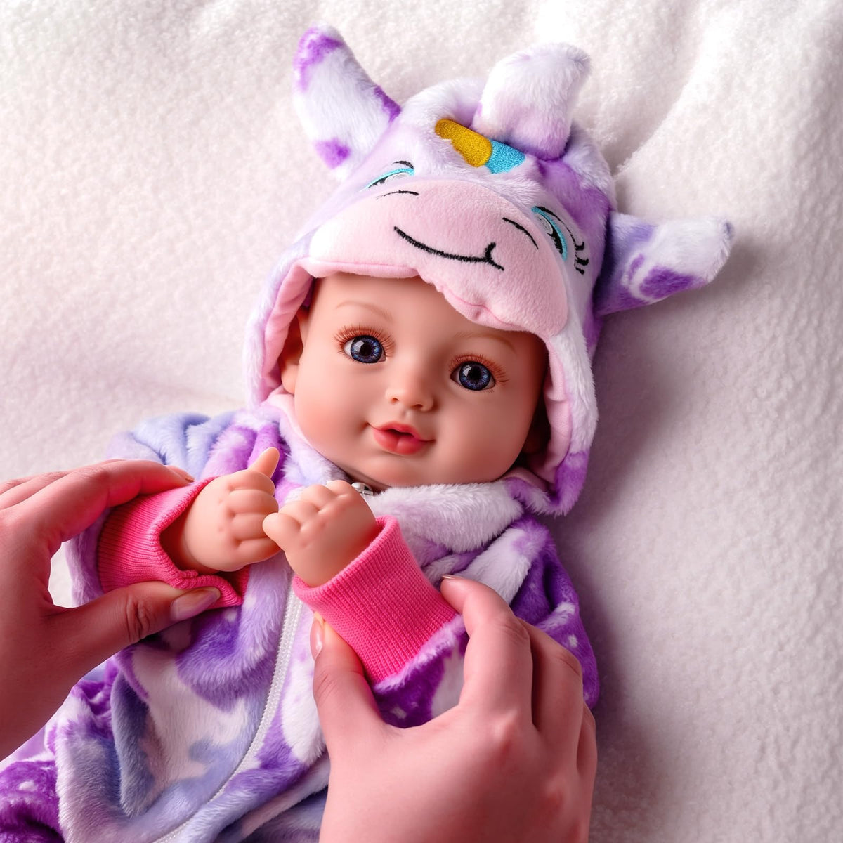 BABESIDE unicorn-dressed doll adds wonder to daily play.