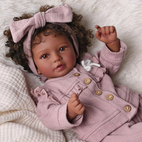 BABESIDE Callie front view showing lifelike features for imaginative play