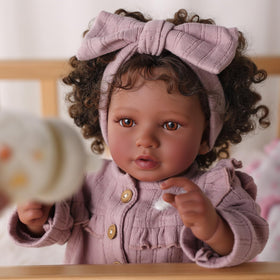 BABESIDE Callie outfit-ruffled pink look for dress-up fun