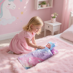 BABESIDE soft breathable fabric ensures safe pretend play sessions.
