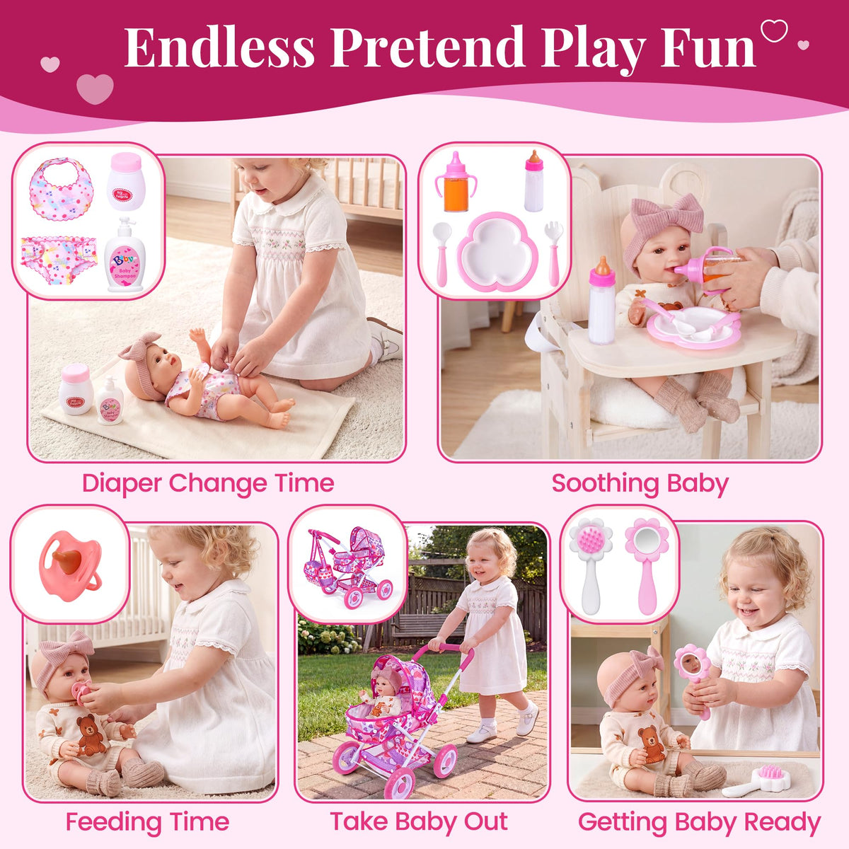 BABESIDE sturdy frame for durable everyday use during active play.
