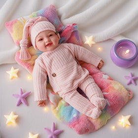 BABESIDE animal and star pattern design adds whimsy to dollhouse setups.