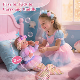 BABESIDE Mermaid outfit sparkle adds dress-up excitement and color.