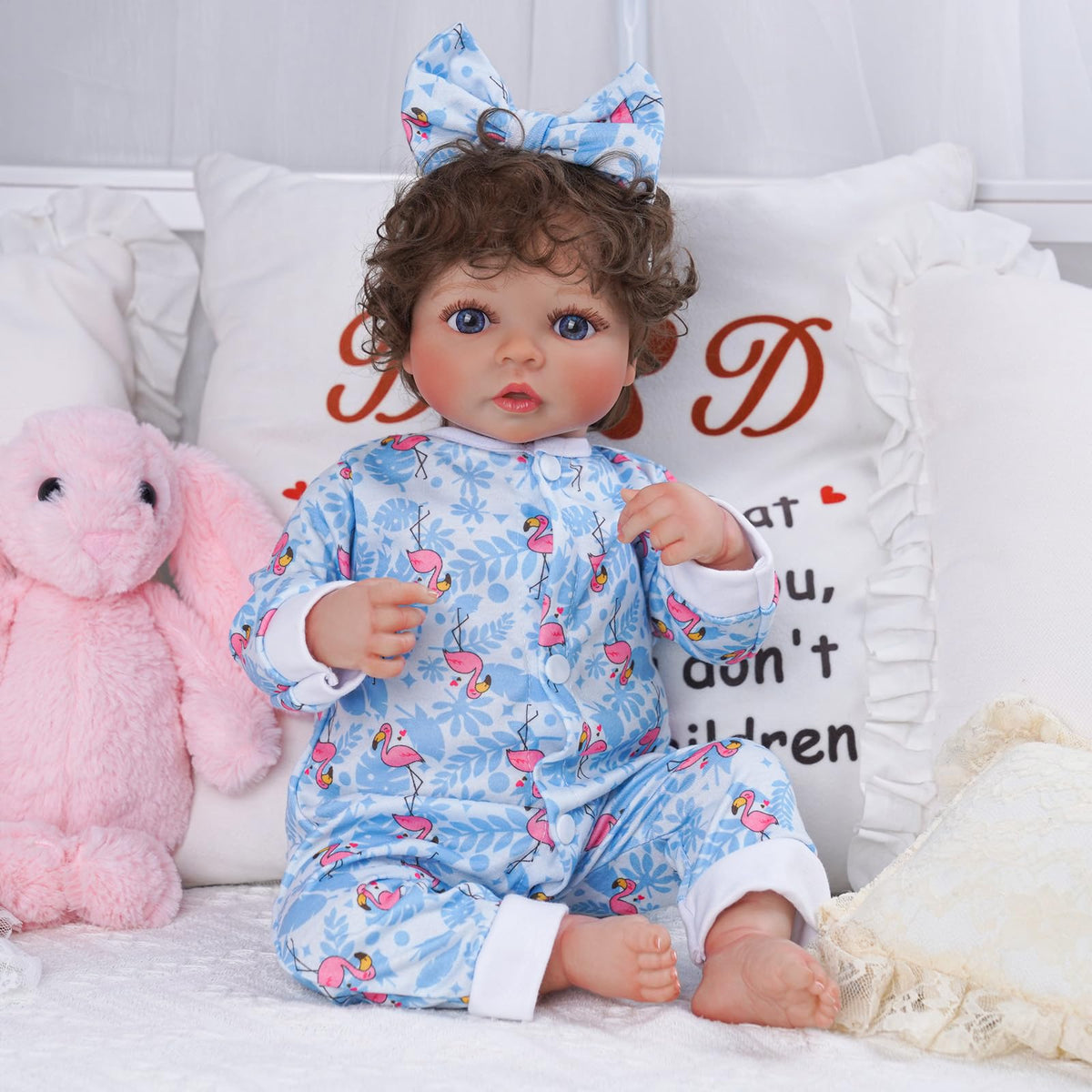 BABESIDE headbands included, matching outfits for quick complete look in playtime.