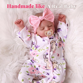 BABESIDE sleeping reborn girl offers quiet snuggle moments for bedtime imagination