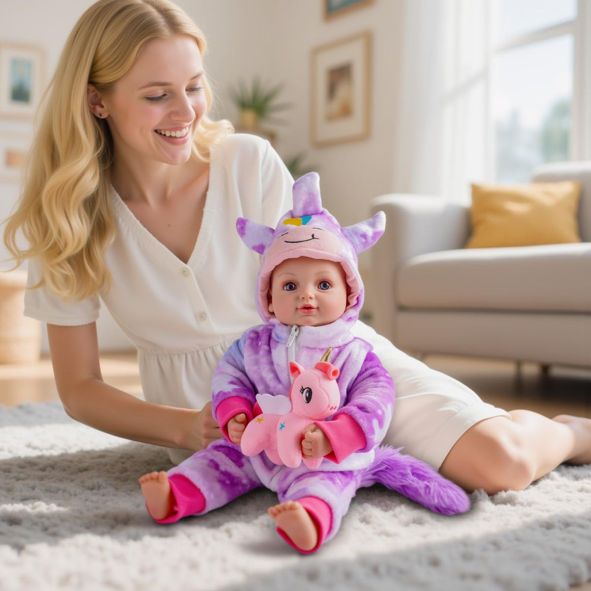 BABESIDE soft-body doll offers gentle hugs and comforting play.