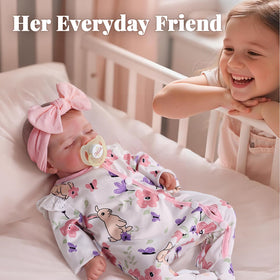 BABESIDE soft vinyl limbs and cotton body provide a cozy hug-friendly feel