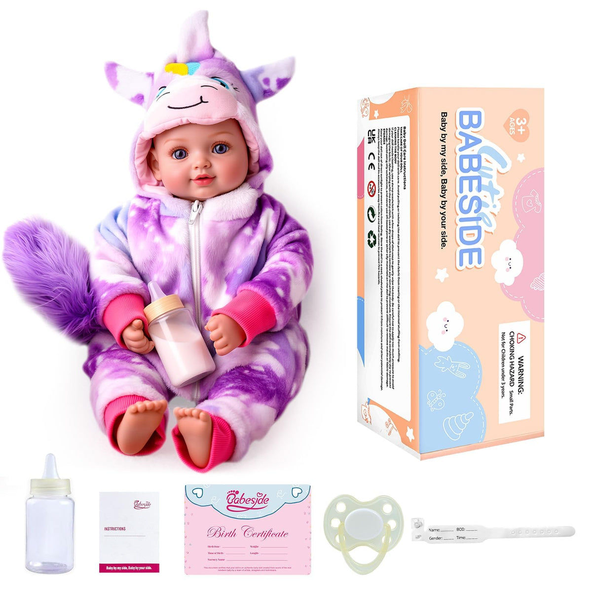 BABESIDE unicorn-hoodie outfit invites magical dress-up adventures.