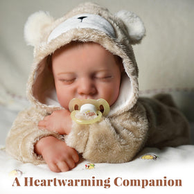 BABESIDE visible veins and half-moon nails for authentic baby realism.