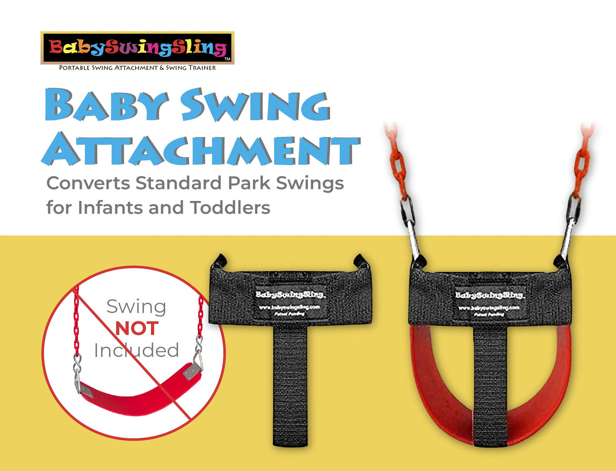 BabySwingSling portable-compact-design allows easy park outings.