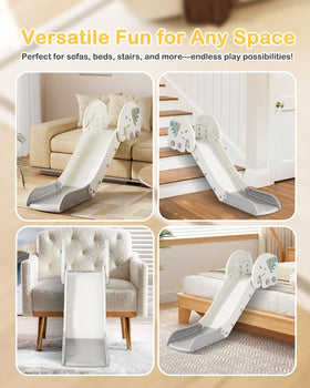 Babytronic couch slide dust-resistant-surface cleans easily after use.