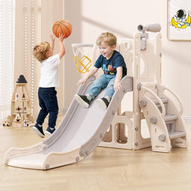 Babytronic Toddler Slide main view highlights the 6-in-1 design for safe indoor play