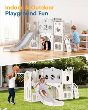 Babytronic toddler slide climber promotes active indoor and outdoor fun