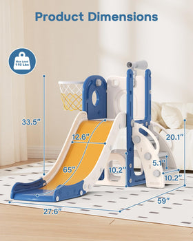 Babytronic Toddler Slide easy assembly saves setup time.