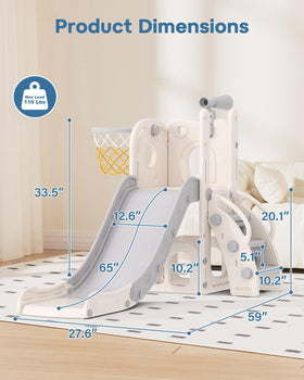 Babytronic Toddler Slide packaging shows manual and included parts