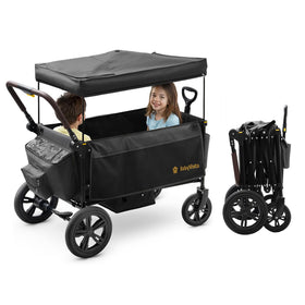 BabyVista stroller wagon one-handed height-adjustable handle for easy control