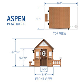 Backyard Discovery Aspen play kitchen with sink and utensils for pretend cooking