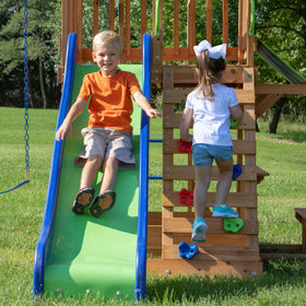 Backyard Discovery Sandbox Area with shade for creative sensory play.
