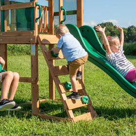 Backyard Discovery Buckley Hill belt swings for gentle outdoor play