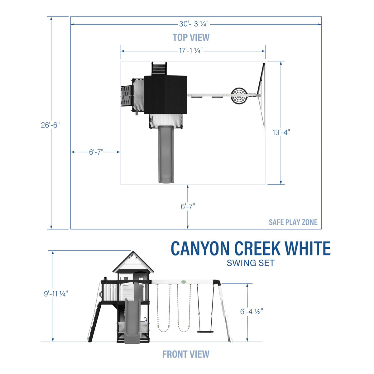 Backyard Discovery Canyon Creek web swing promoting active, social play