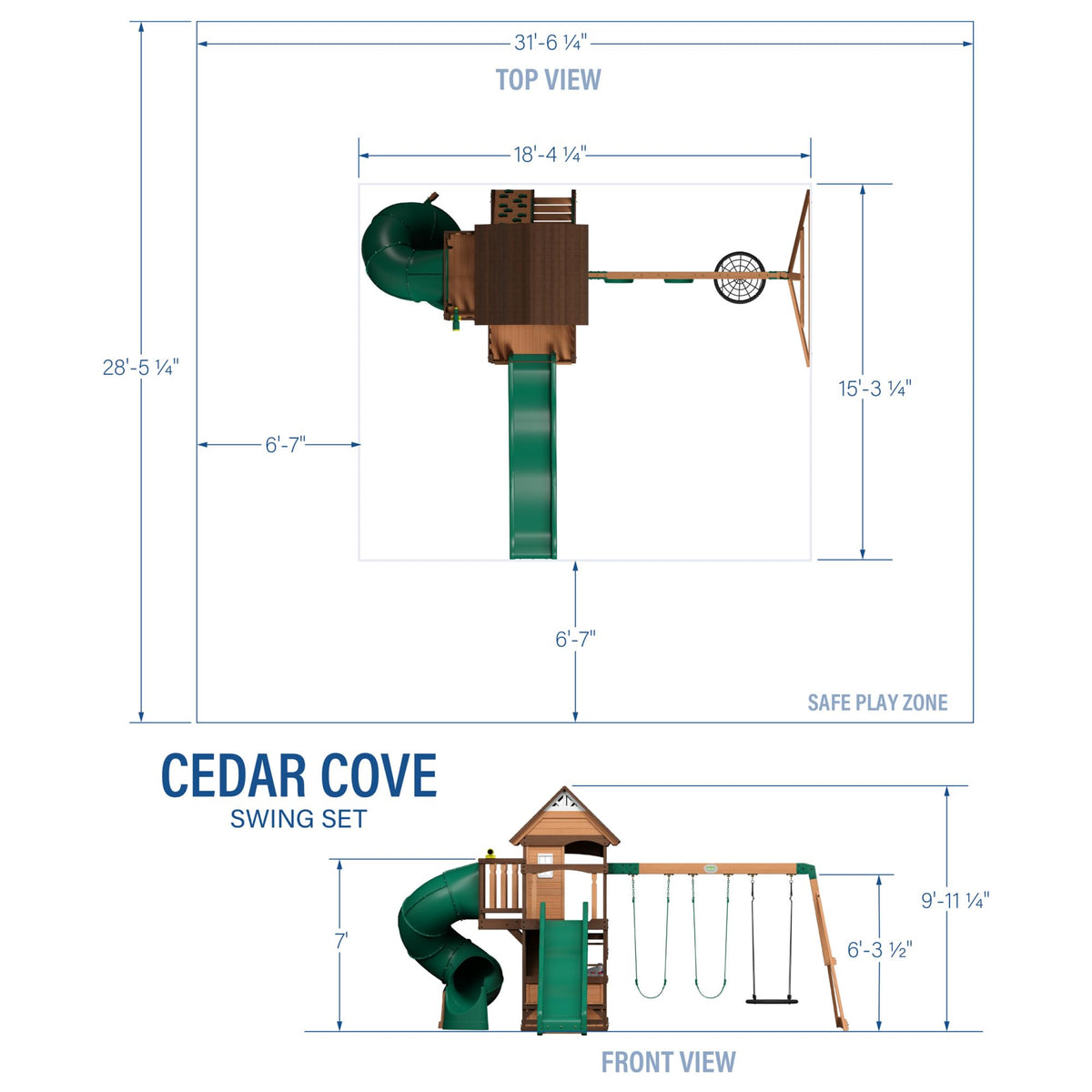 Backyard Discovery Cedar Cove snack bar prompts pretend grilling and snacks