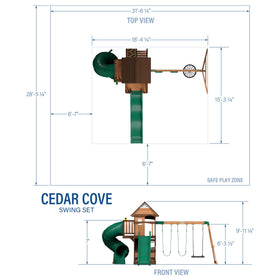 Backyard Discovery Cedar Cove snack bar prompts pretend grilling and snacks