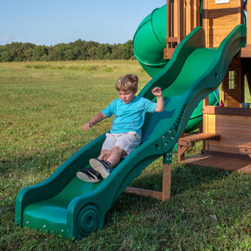 Backyard Discovery Cedar Cove web disc swing for cooperative play