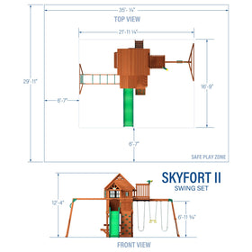 Skyfort II crow's nest lookout inspires imaginative exploration from above.