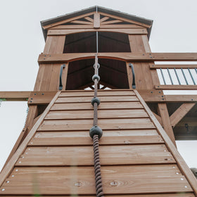 Backyard Discovery Sterling Point wave slide delivers fast, smooth descents