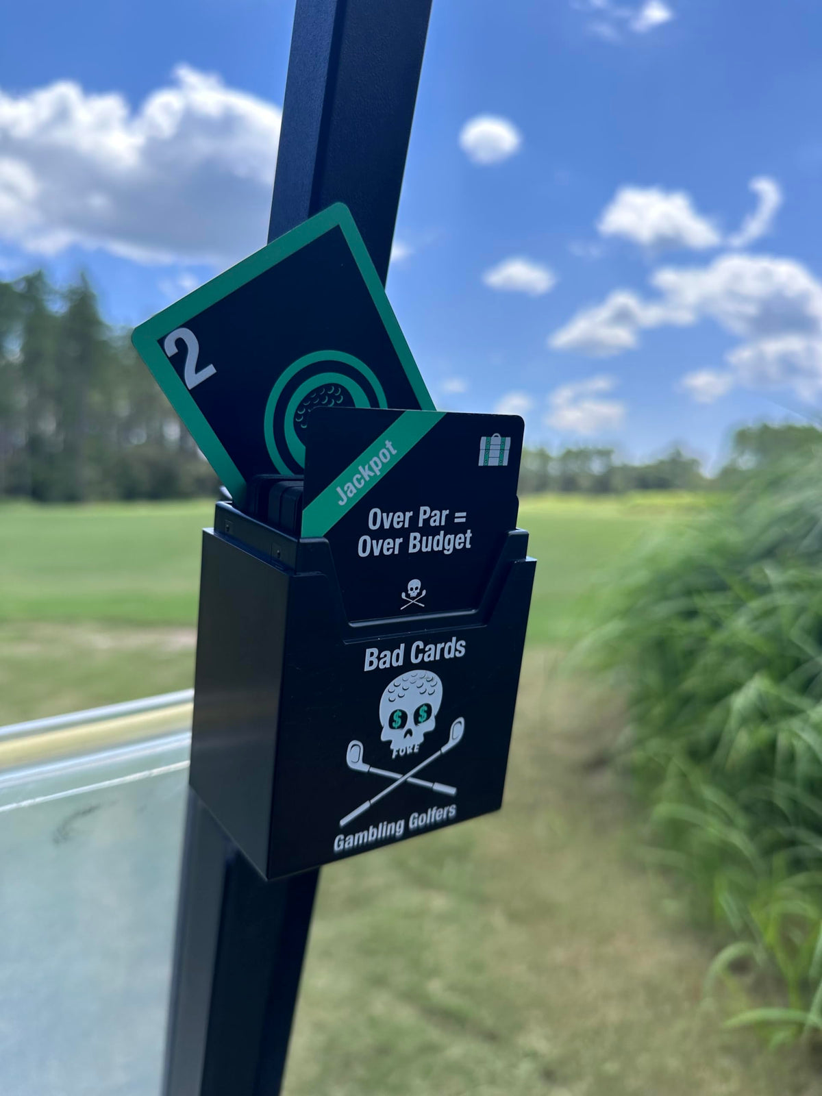 Bad Cards Fore Gambling Golfers currency cards function like poker chips for flexible bets
