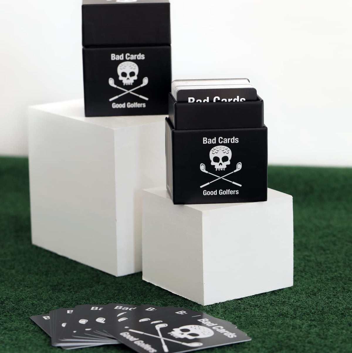 Bad Cards Fore Good Golfers card set for social rounds and quick laughs.