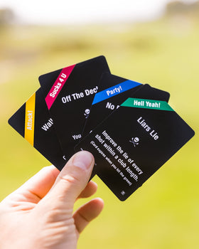 Bad Cards Fore Good Golfers game play captures fast, fun rounds with friends.