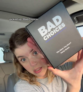 BAD CHOICES ages 15 plus crowd enjoys inclusive, party-friendly prompts