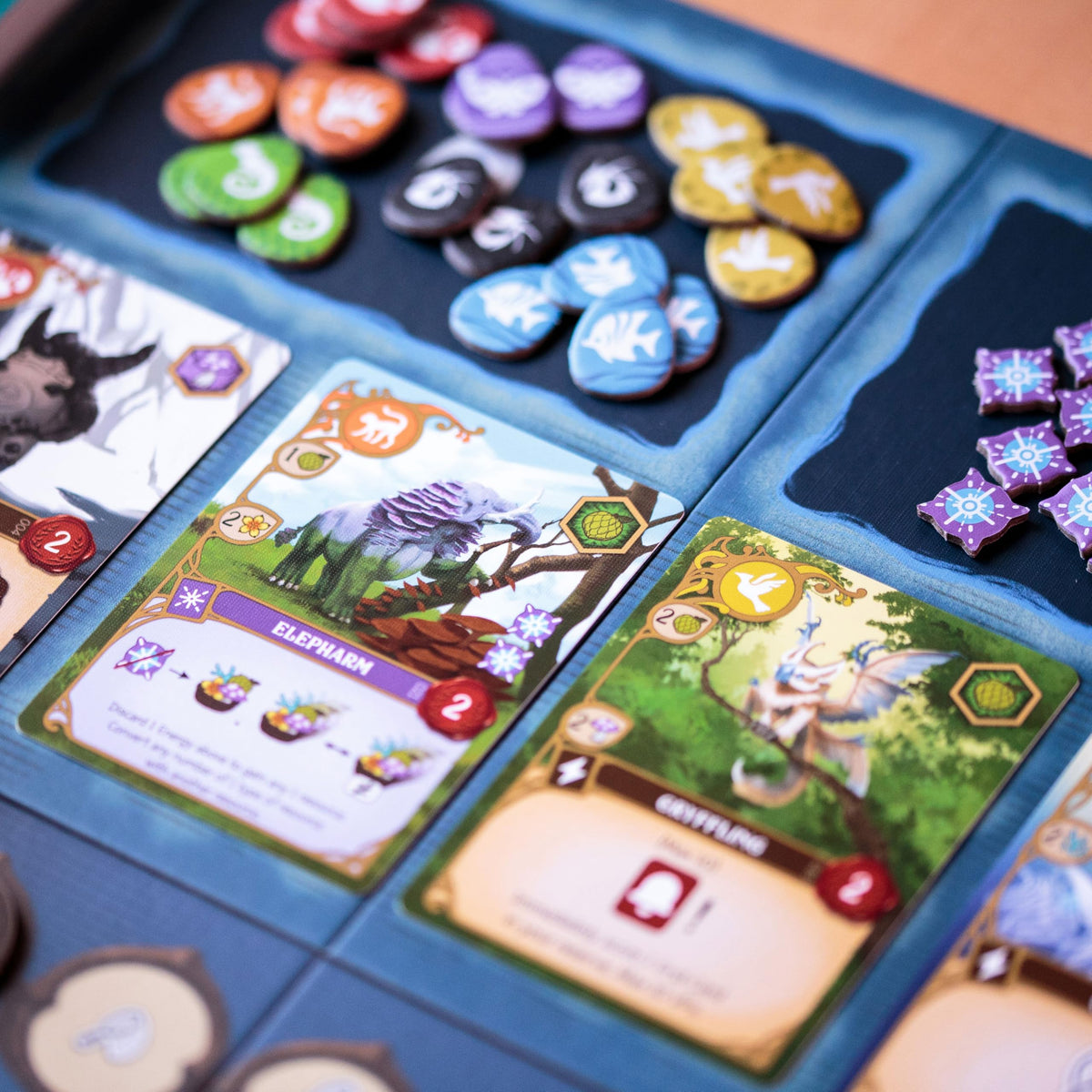 BAD COMET Wondrous Creatures components and eggs on display for premium play.