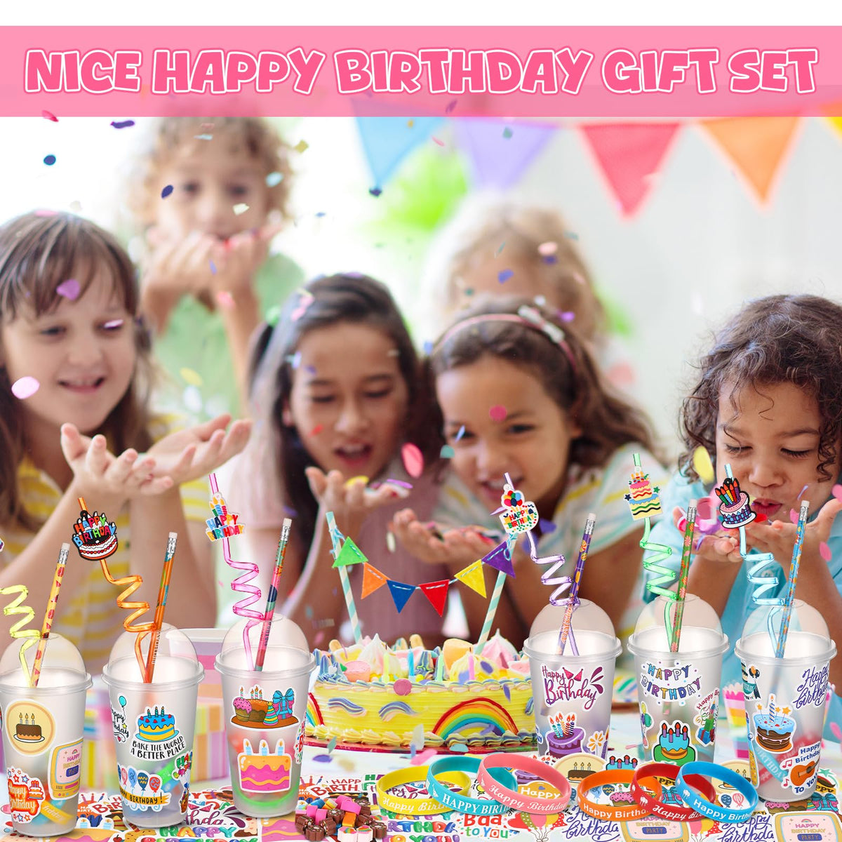 Baderke birthday pencils for fun notes and party activities.